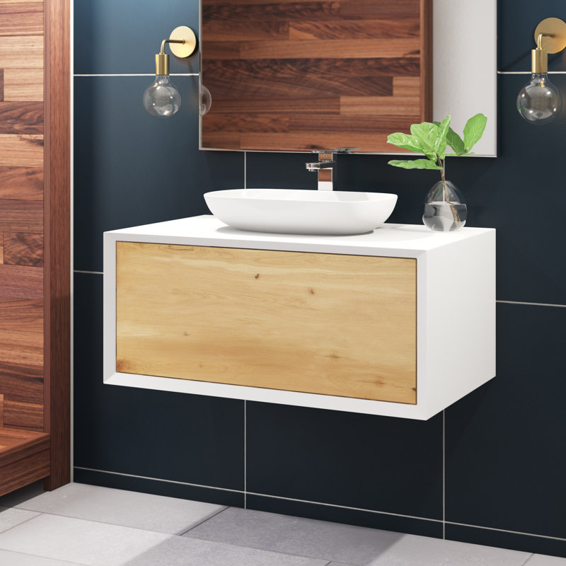 Grissett 35" WallMounted Single Bathroom Vanity Set AllModern